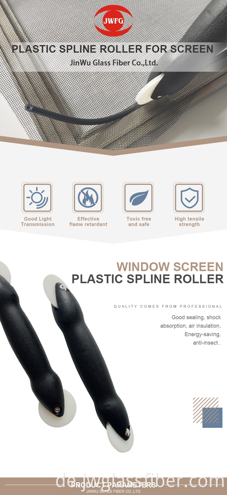 Türfenster Bildschirm Installation Hand Spline Roller Hand Plastik Bildschirm Türrolle